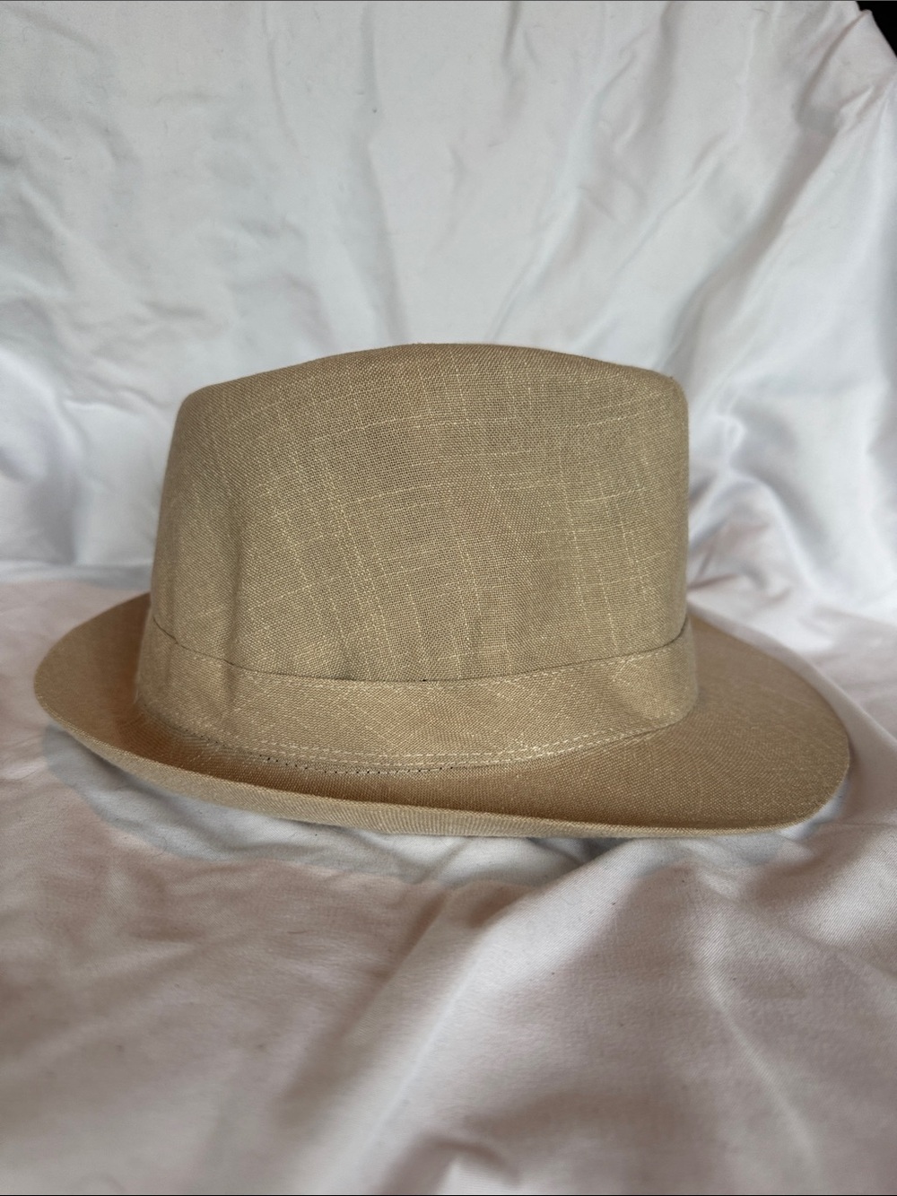 Classic Beige Fedora Hat